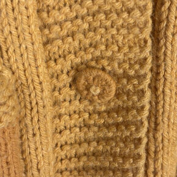 Cozy Mustard Cardigan Sweater - Picture 5 of 10